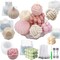 Silicone Candle Molds Set for Candle Making with Candle Wicks, 3D Silicone Mold for Soy Wax, Soap, Cake, Dessert DIY Scented Candle Craft Making
